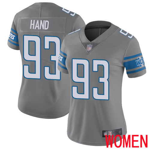Detroit Lions Limited Steel Women Dahawn Hand Jersey NFL Football 93 Rush Vapor Untouchable